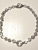 Armband Pandora Signature Pavé Sterling-Silber NEU in 37586