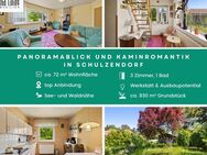 Panoramablick & Kaminromantik: Einfamilienhaus mit idyllischem Garten in Schulzendorf - Schulzendorf