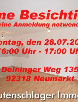 Kurze Wege - top versorgt! 2-Zimmer-Wohnung mit TG-Stellplatz in Neumarkt - Neumarkt (Oberpfalz)