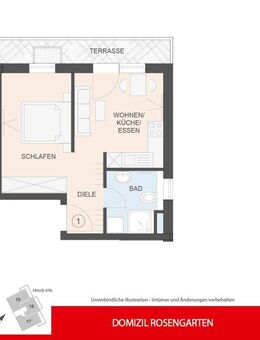 DOMIZIL ROSENGARTEN -2 Zi MIT FERIENWOHNUNG NUTZUNG -WHG01 - Garmisch-Partenkirchen