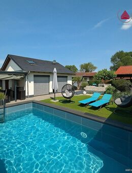 Design trifft See: Exklusive Mini-Villa mit Wellness & Pool am Kinzigsee (Pacht 20 Jahre) - Langenselbold