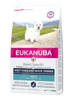 Eukanuba Adult Breed Specific West Highland White Terrier - Sparpaket: 3 x 2,5 kg