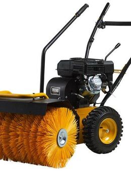 Texas Benzin-Kehrmaschine Handy Sweep 690TG, 60 cm Arbeitsbreite, (Set), inkl. Schneeschild, Sammelbehälter und LED Licht