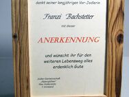 Urkunden Rahmen Altholz Gebirgsfichte made im Allgäu - Schwangau