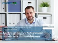 Teamleitung Finanz- und Rechnungswesen (m/w/d), ERP-Modulbetreuung in internationalem Unternehmensumfeld - Paderborn