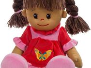 Heunec® Stoffpuppe Poupetta Lucy mit braunem Haar 50 cm
