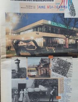 Fundstück: FR-Sonderbeilage "300 Jahre Neu-Isenburg" von 1999 - Frankfurt (Main) Sachsenhausen-Süd