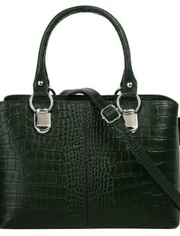 Cluty Umhängetasche, echt Leder, Made in Italy