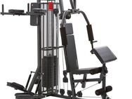 Christopeit Sport® Kraftstation Kraftstation SP 5000, 12 Gewichtsblöcke (Butterflystange, Latzug, Ruderfunktion und mehr), multifunktionale Fitnessstation, max. Trainingsgewicht 70 kg