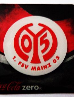 Coca Cola Zero - Fußballvereine - 1. FSV Mainz 05 - Kühlschrankmagnet 6 x 6 cm - Doberschütz
