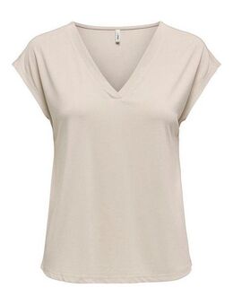 ONLY V-Shirt ONLFREE S/S MODAL V-NEC TOP BOX JRS NOOS