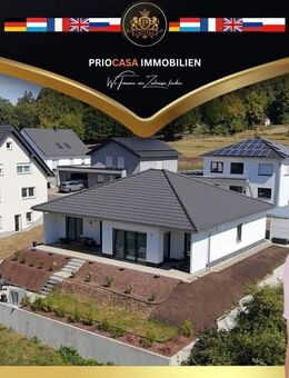Bungalow in Bitburg | Neubau 2022 | ca. 140 m² Wohnfläche | 520,00 m² Grundstücksfläche | KfW 40 | Traumhafte Lage mit Aussicht. - Bitburg