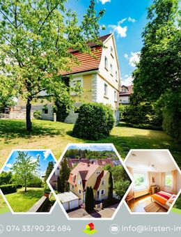 Ein- bis Zweifamilienhaus mit Traumgarten in Bisingen - 2 Garagen, sofort bezugsfrei - Bisingen