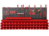 *BESTSELLER* Werkzeugwand Set Werkzeughaltern mit Lochwand Lagersystem Warkzeuglochwand Wandregal Werkstattregal Set Set236 - Wuppertal