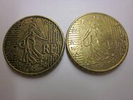 Frankreich 10 Cent 1999 -sehr starke Prägung- Materialüberschuss ?? - Mahlberg