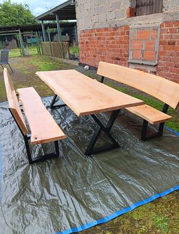 Exclusive Birnbaumgarnitur Tisch Bank für Esszimmer Garten - Reiskirchen