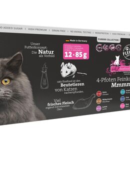 Sparpaket catz finefood Purrrr Pouch 24 x 85 g - Mixpaket Purrrr Collection 1 (6 Sorten)