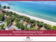 Meerblick! Gästewohnung! Garage! Penthouse über 2 Ebenen in erster Reihe am Timmendorfer Strand - Timmendorfer Strand