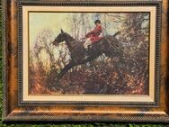 Reiterbild aus Amerika "The Huntsman" von Sir Alfred Munnnigs - Garmisch-Partenkirchen