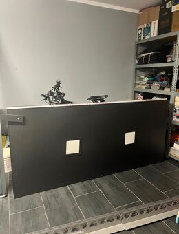 Haustür-Vordach mit Regenablauf und Wandhalterungen - Wesel