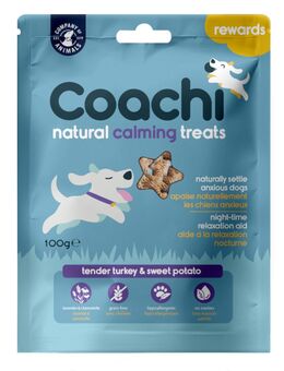 Coachi Natural Calming Treats - Sparpaket: 6 x Truthahn (6 x 100 g)