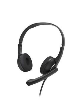 Hama PC-Office-Headset "HS-USB250 V2", Stereo, Schwarz, USB-Headset PC-Headset (Kompatible Betriebssysteme: Windows 11/110/8/7)