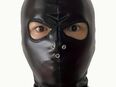 BDSM Maske aus PU Leder mit Augen und Nasenöffnungen / NEU in 45768