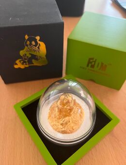 3D Silbermünze “The Giant Panda” 2015 – 3 oz Silber, vergoldet mit Zertifikat - Ingolstadt