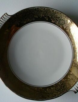 Retsch Porzellan Wunsiedel Constanze Gebäckschale Schale Griffschale elfenbeinfarben Gold Retro Vintage 5,- - Flensburg