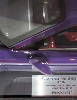 Porsche 911 1;8 2016 Minichamps Paul´s Model Art Limited Edition Ausverkauftes Modellauto in limitierter Auflage - Berlin Charlottenburg-Wilmersdorf
