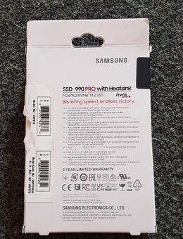 Samsung SSD 2TB Pro 990 mit Headsink - Budenheim