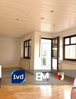 Charmante 3-Zimmer-Wohnung mit Wintergarten und Gartenanteil, ruhige Lage, TG-Stellplatz vorhanden - Untermeitingen