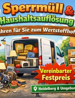 Wir entsorgen Ihren Sperrmüll - Heidelberg Zentrum