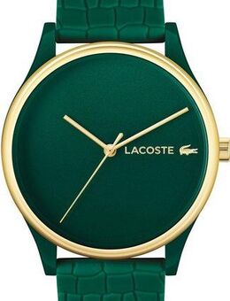 Lacoste Quarzuhr CROCODELLE 2001247, Armbanduhr, Damenuhr, Mineralglas, analog, Silikonarmband