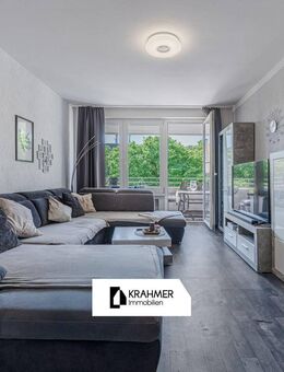Moers-Asberg: Freundliche, vermietete Eigentumswohnung mit Loggia und Blick ins Grüne - Moers
