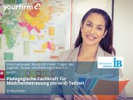 Pädagogische Fachkraft für Mädchenbetreuung (m/w/d) Teilzeit - München