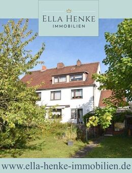 Charmante, gemütliche Doppelhaushälfte zum Modernisieren mit schönem, großem Garten. - Lengede