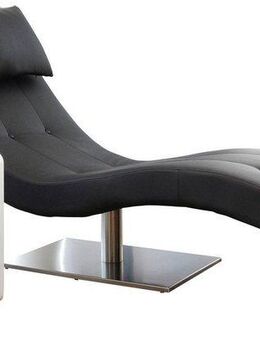 SalesFever Relaxsessel Komfortabler Loungesessel, mit Nackenkissen, Relaxliege mit modernem Metallfuß