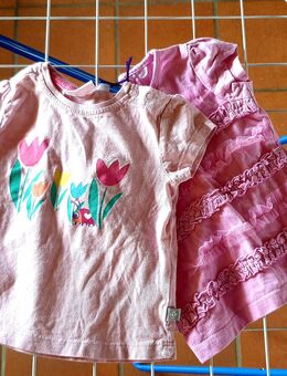 2 T-Shirts rosa Gr. 74 - Kissing