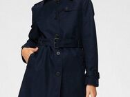 Tommy Hilfiger Langjacke HERITAGE SINGLE BREASTED TRENCH mit den typischen Trenchdetails & Tommy Streifen als Gürtelschlaufe