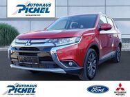 Mitsubishi Outlander Plus 4WD 7-Sitzer RÜCKFAHRKAMERA+SITZHEIZUNG+BLUETOOTH+DACHRELING - Rochlitz