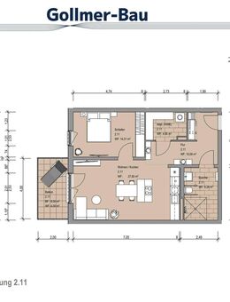 Behagliche Eigentumswohnung mit 2 Zimmern und Balkon - Sickte