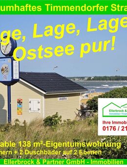 Neuwertige 5-Zi.-Eigentumswohnung (300 m zum Strand) - Timmendorfer Strand