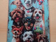 Lustiges Hundeblechschild 30x20cm - Harrislee