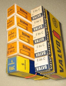 Röhren E86C EC86 ECF82 EF804 EL41 EM80 UM80 6E5C 6DR4 = ½ ECC83 - Boxberg Zentrum