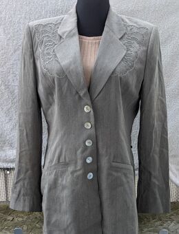 Vintage CARTOON Fashion Blazer – Gr. 36 – Perlmuttknöpfe – bestickt – Y2K - Darmstadt