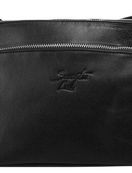 Samantha Look Umhängetasche, echt Leder, Made in Italy
