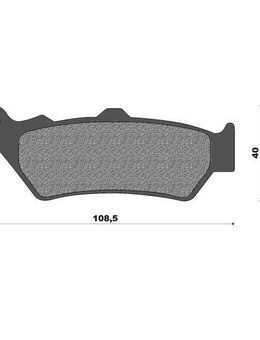 Honda ONE Bremsbeläge vorn CB NX NT NTV SX SLR front-brake-pads - Eschershausen