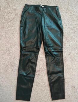 Coole schwarze Lederleggings - Bullay