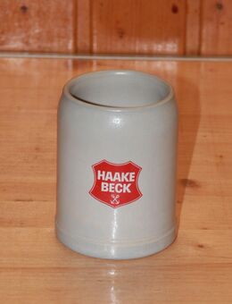 Haake Beck Bierkrug Steingut Steinzeug Keramik 0,5L Vintage neuwertig - Borken